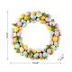 Glitzhome 18"D Easter Eggs Wreath