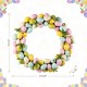 Glitzhome 18"D Easter Eggs Wreath