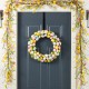 Glitzhome 18"D Easter Eggs Wreath