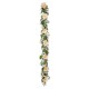Glitzhome 6ft Peach Dahlia Floral Garland