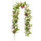 Glitzhome 6ft Pink Hydrangea Peony & Cherry Garland