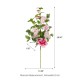 Glitzhome 28"H Set of 2 Pink Hydrangea Peony & Cherry Pick