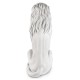 Glitzhome 36.25"H Oversized MGO White Guardian Sitting Lion Garden Statue
