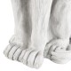 Glitzhome 36.25"H Oversized MGO White Guardian Sitting Lion Garden Statue