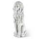 Glitzhome 36.25"H Oversized MGO White Guardian Sitting Lion Garden Statue