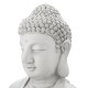 Glitzhome 29.5"H Oversized MGO White Meditating Buddha Statue