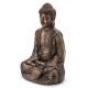 Glitzhome 29.5"H Oversized MGO Bronze Meditating Buddha Statue