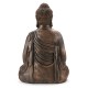 Glitzhome 29.5"H Oversized MGO Bronze Meditating Buddha Statue