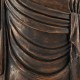 Glitzhome 29.5"H Oversized MGO Bronze Meditating Buddha Statue