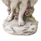 Glitzhome 21"H MGO Angel Garden Statue with Birdfeeder