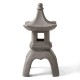 Glitzhome 24"H MGO Faux Concrete Pagoda Garden Statue