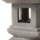 Glitzhome 24"H MGO Faux Concrete Pagoda Garden Statue
