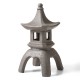 Glitzhome 24"H MGO Faux Concrete Pagoda Garden Statue
