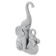 Glitzhome 18.25"H Resin Mother and Baby Elephant Statue