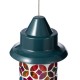 Glitzhome 20"H Glass Tall Hanging Multi-Color Mosaic Birdfeeder(KD)
