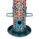 Glitzhome 20"H Glass Tall Hanging Multi-Color Mosaic Birdfeeder(KD)