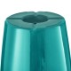 Glitzhome 30"H Set of 2 Oversized Gradient Turquoise Faux Ceramic Tall Plastic Planter