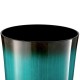 Glitzhome 30"H Set of 2 Oversized Gradient Turquoise Faux Ceramic Tall Plastic Planter