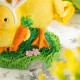 Glitzhome 11.5"H Easter Resin Duck Family Table Decor
