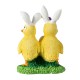 Glitzhome 11.5"H Easter Resin Duck Family Table Decor