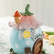 Glitzhome 8"H Lighted Easter Resin Egg Shaped House Table Decor
