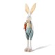 Glitzhome 32.75"H Easter Fabric Boy Bunny with Telescoping Legs