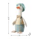 Glitzhome 15.75"H Easter Fabric Boy Duck Figurine