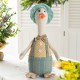 Glitzhome 15.75"H Easter Fabric Boy Duck Figurine