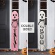 Glitzhome 42"H Halloween Wood Reversible Ghost Porch Signs