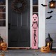 Glitzhome 42"H Halloween Wood Reversible Ghost Porch Signs