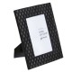 Glitzhome Set of 2  Black Honeycomb Resin Tabletop Picture Frames-4X6 5X7