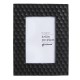 Glitzhome Set of 2  Black Honeycomb Resin Tabletop Picture Frames-4X6 5X7