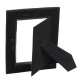 Glitzhome Set of 2  Black Honeycomb Resin Tabletop Picture Frames-4X6 5X7