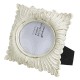 Glitzhome Set of 2  White Ornate Resin Tabletop Picture Frames-4x6
