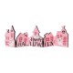 Glitzhome 24.75"L Halloween Wooden House Table Decor