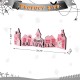 Glitzhome 24.75"L Halloween Wooden House Table Decor