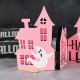 Glitzhome 24.75"L Halloween Wooden House Table Decor