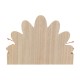 Glitzhome 11.75"L Thanksgiving Wooden Turkey Table Decor