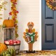 Glitzhome 29.5"H Thanksgiving Wooden Football Turkey Porch Decor