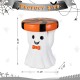 Glitzhome 14.75"H Halloween MGO Ghost Stool