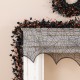 Glitzhome 72.00"L Halloween Eucalyptus Pumpkin Bat Garland