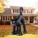 Glitzhome 11FT Lighted Inflatable Giant Skeleton Cat Decor