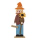 Glitzhome 36"H Fall Solid Wood Scarecrow Porch Decor