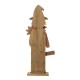 Glitzhome 36"H Fall Solid Wood Scarecrow Porch Decor