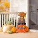 Glitzhome 30"H Fall Wood Highland Cow Porch Decor