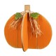 Glitzhome 18"L Fall Wood Interlocking Pumpkin Porch Decor