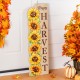 Glitzhome 36"H Fall Lighted Wood Watercolor Sunflower Porch Decor w/Timer