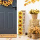 Glitzhome 36"H Fall Lighted Wood Watercolor Sunflower Porch Decor w/Timer