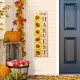 Glitzhome 36"H Fall Lighted Wood Watercolor Sunflower Porch Decor w/Timer
