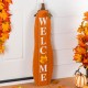 Glitzhome 36"H Fall/Halloween Reversible Wood Pumpkin Porch Signs